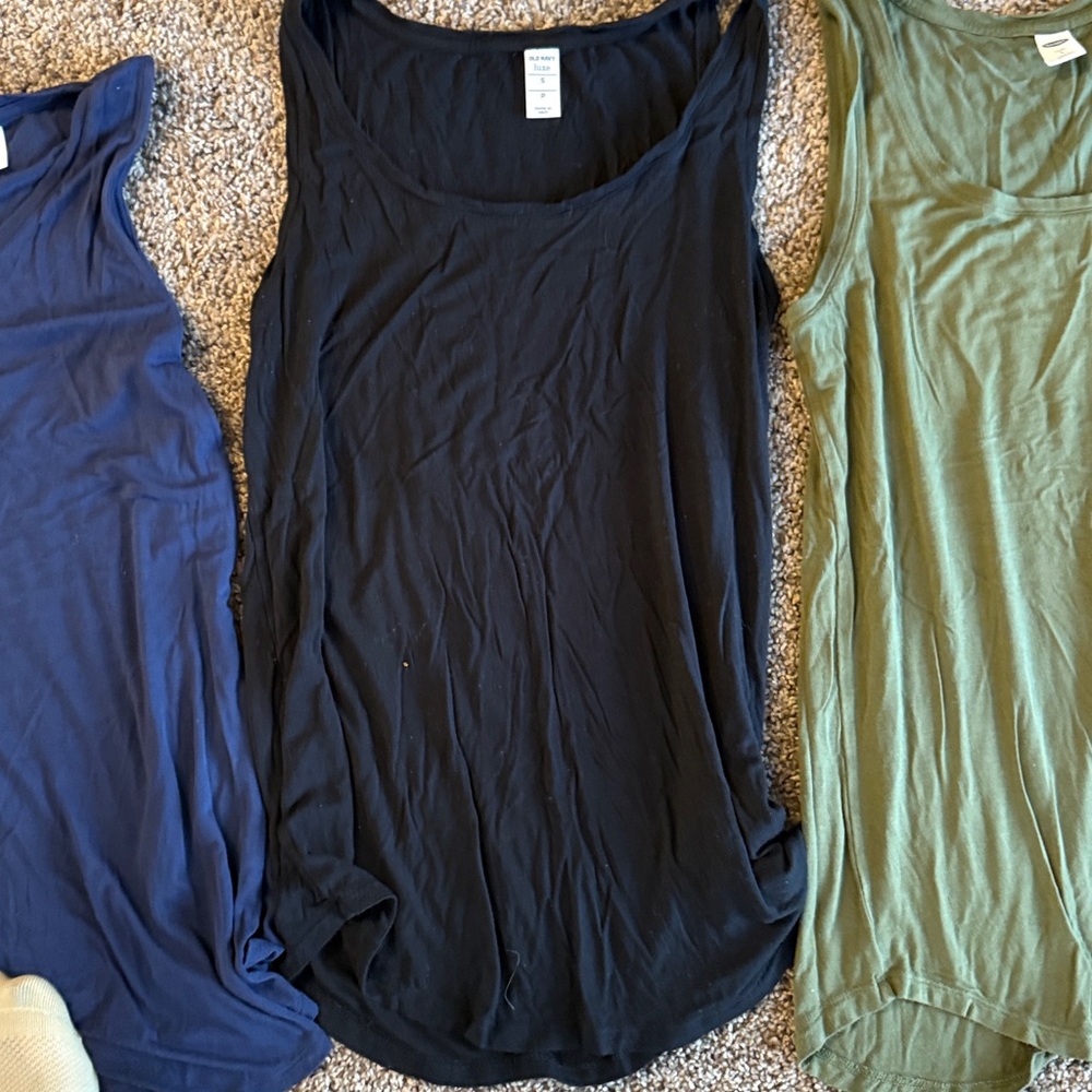 Old Navy Luxe Sleeveless Top x 4 - Picture 6 of 9